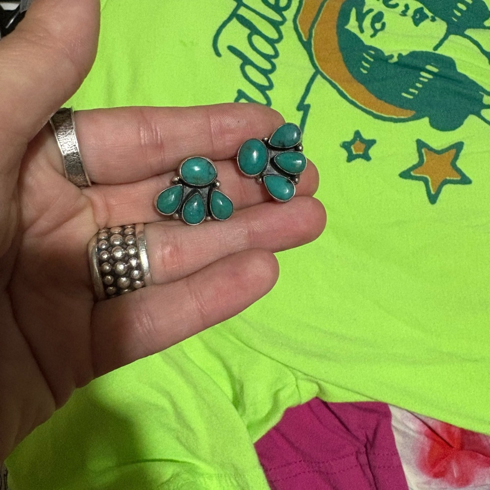 Turquoise Teardrop Earrings